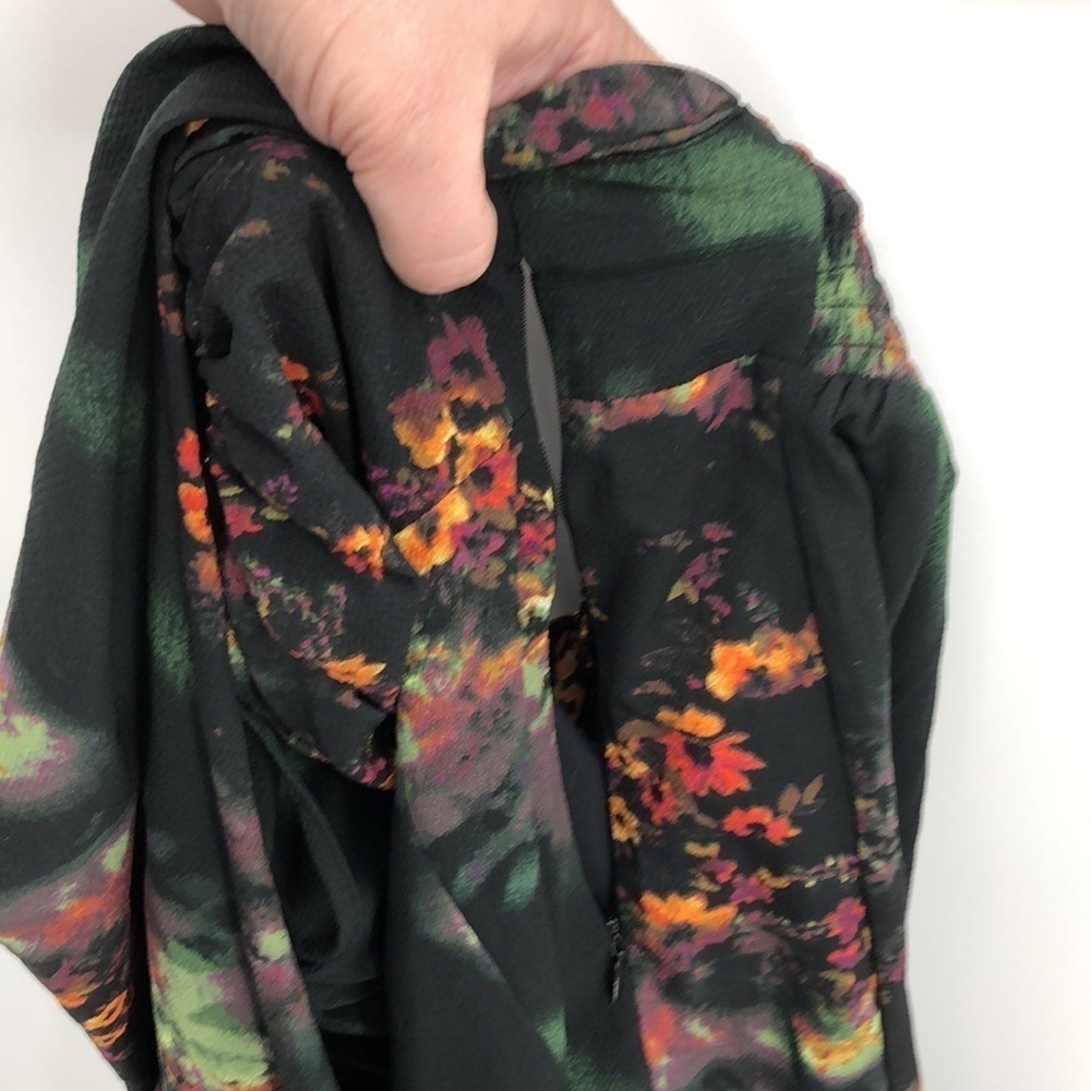 Urban Outfitters Puff Balloon Sleeve Dress Size XS Floral Print, Lined Regency - Picture 7 of 12